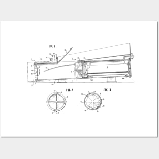 Trash Compacting Apparatus Vintage Patent Hand Drawing Posters and Art